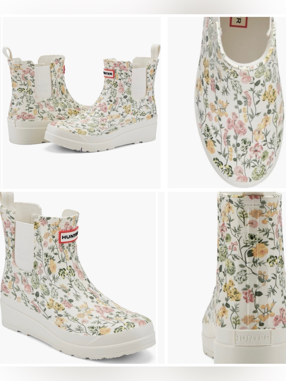Hunter Original Tabitha Floral Rain Boots (Size 7) NWOT
